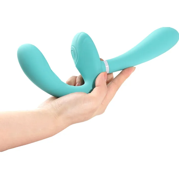 Arosum Vibrators Sapphi Dual GSpot Vibrator Teal Arosum Vibrators Sapphi Dual GSpot Vibrator Teal