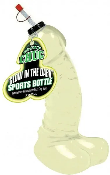 Dildos Dicky Chug Sports Bottle GlowInTheDark Hott Products Unlimited