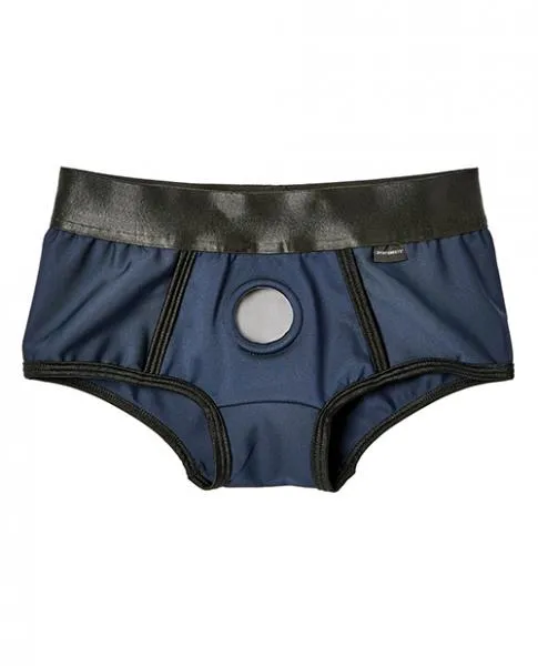 Em Ex Active Harness Wear Fit Xl Blue Sportsheets Anal