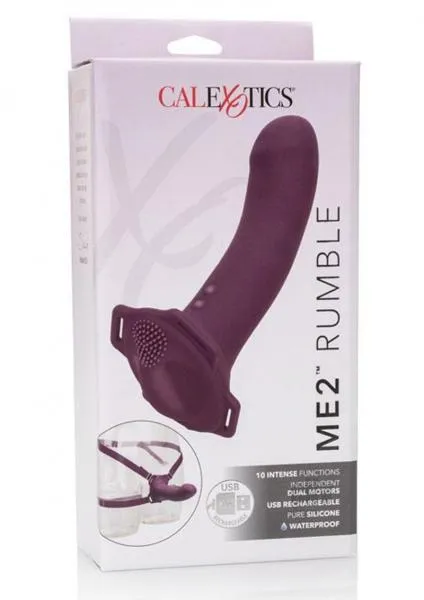 Female Sex Toys Me2 Me2 Rumbler Strap On OS Purple Boxed Female Sex Toys Me2 Me2 Rumbler Strap On OS Purple Boxed