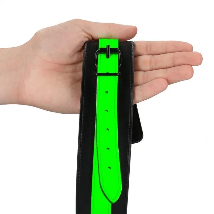 Female Sex Toys Ouch Glow in the Dark Handcuffs Green Shots Toys