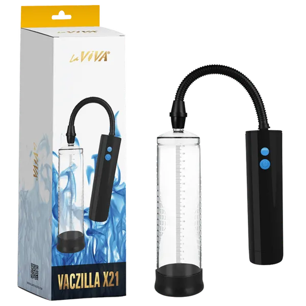LaViva Female Sex Toys Vaczilla X21 Rechargeable Cylinder Pump