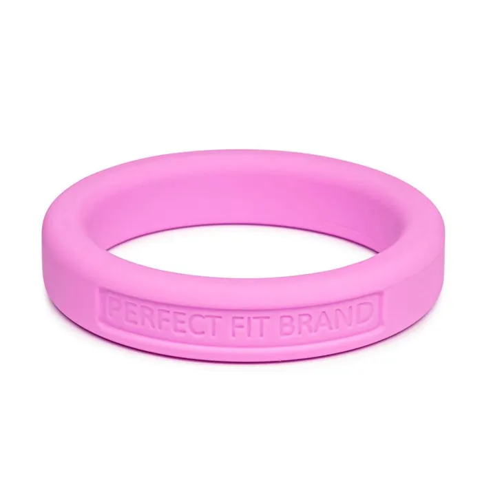 Male Sex Toys PerfectFit Classic Silicone Medium Stretch Penis Ring 44mm Pink