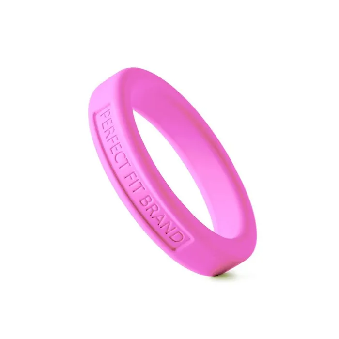 Male Sex Toys PerfectFit Classic Silicone Medium Stretch Penis Ring 44mm Pink