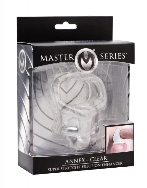 Master Series Dildos Annex Clear Super Stretchy Erection Enhancer Master Series Dildos Annex Clear Super Stretchy Erection Enhancer
