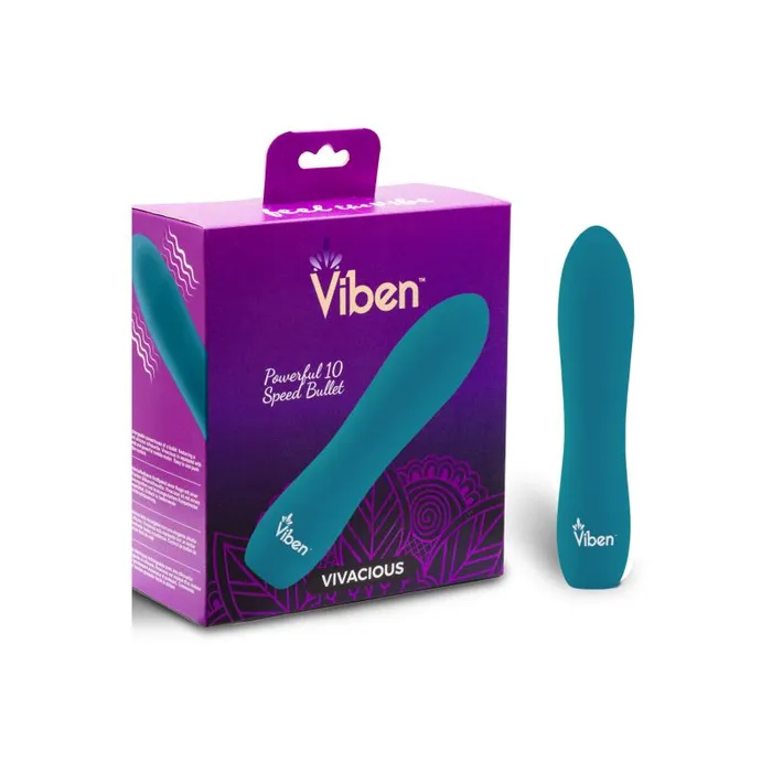 Rumble Motor Rechargeable Bullet Vivacious Ocean Viben Female Sex Toys