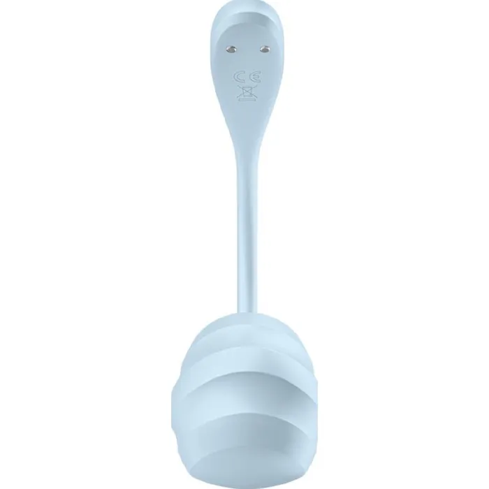 Satisfyer Vibrators Wearable App Connect Vibrator Smooth Petal Blue