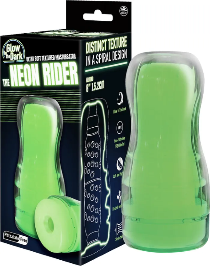 The Neon Rider Masturbator 6 Green Excellent Power Male Sex Toys