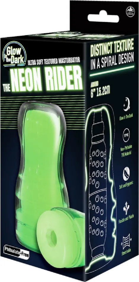 The Neon Rider Masturbator 6 Green Excellent Power Male Sex Toys