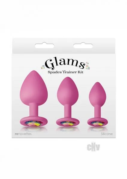 Vibrators NS Novelties Glams Spades Trainer Kit Pink