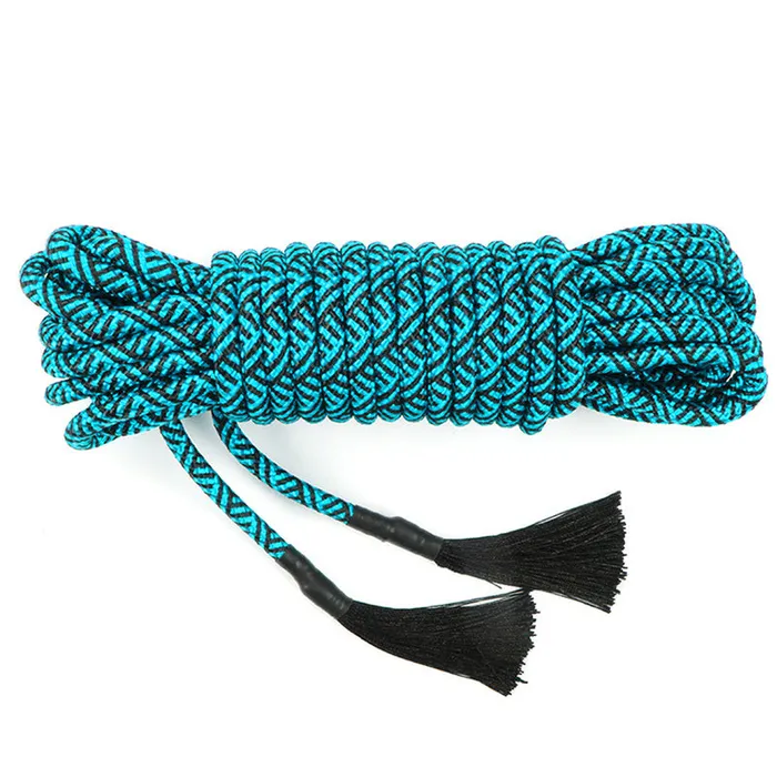 Vibrators Plesur Company Deluxe Bondage Rope Blue