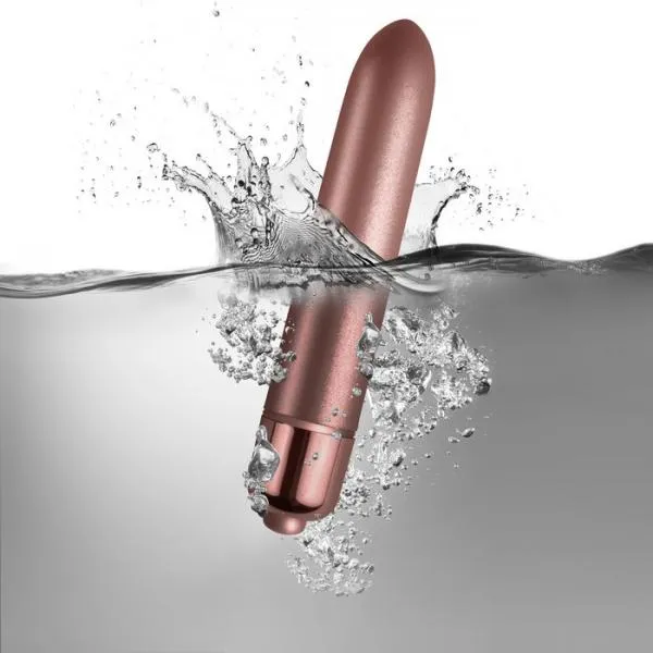 Vibrators Rocks Off Touch Of Velvet Rose Blush 90mm Bullet Vibrator