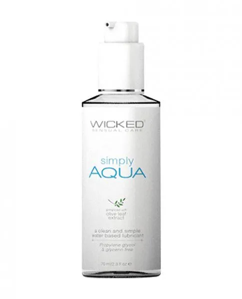 Wicked Lubricants Wicked Simply Aqua Lubricant 23 Fluid Ounces