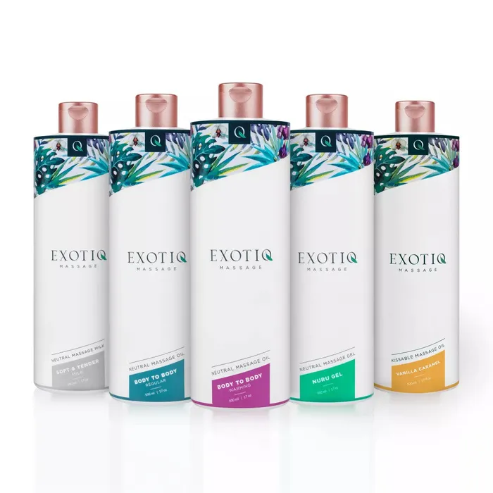 Aromatic massage oil Exotiq vanilla and caramel 500 ml Exotiq Couples