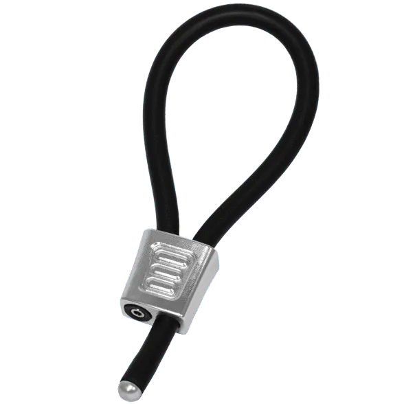 ElectraStim Prestige ElectraLoops Adjustable Silver Cock Rings ElectraStim Dildos