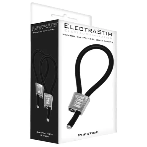 ElectraStim Prestige ElectraLoops Adjustable Silver Cock Rings ElectraStim Dildos