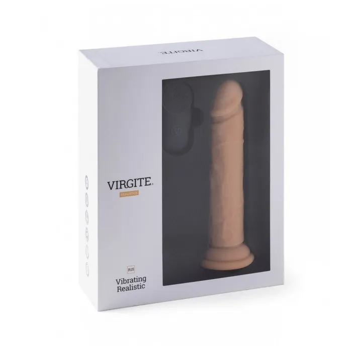 Female Sex Toys Vibrating silicone dildo with remote Virgite R15 Virgite