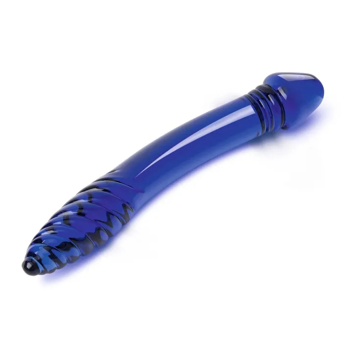 Gls 11 DoubleSided Blue Glass Dildo Glas Dildos