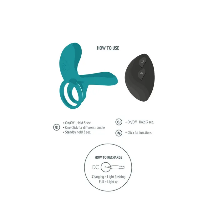 ToyJoy Female Sex Toys Stimulator for Couples with Cock Rings Couples Vibrator Ring