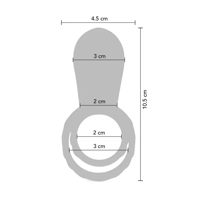 ToyJoy Female Sex Toys Stimulator for Couples with Cock Rings Couples Vibrator Ring