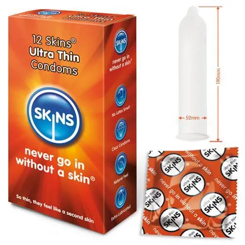 Skins Condoms Ultra Thin 12 Pack Skins Condoms Female Sex Toys