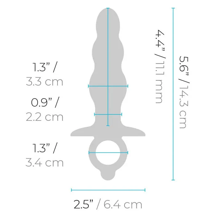 Anal iloveexcitement bVibe Bounce Beaded Silicone Plug
