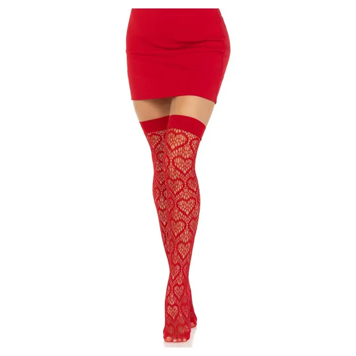 Anal iloveexcitement Leg Avenue Amore Heart Net Thigh Highs