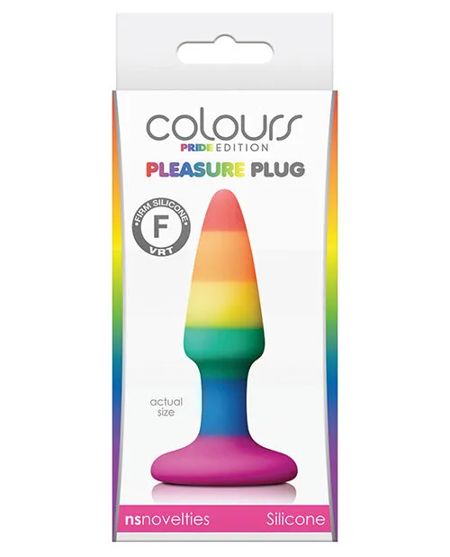 Anal Ns Novelties INC Colours Pride Edition Pleasure Plug Rainbow