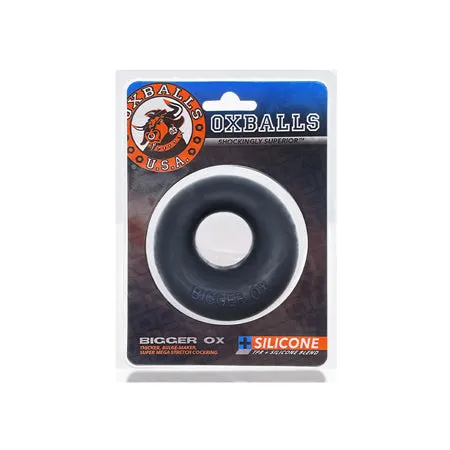 Anal OxBalls Bigger Ox Thick Cockring Silicone TPR Black Ice Blue Ox Designs Oxballs Anal OxBalls Bigger Ox Thick Cockring Silicone TPR Black Ice Blue Ox Designs Oxballs