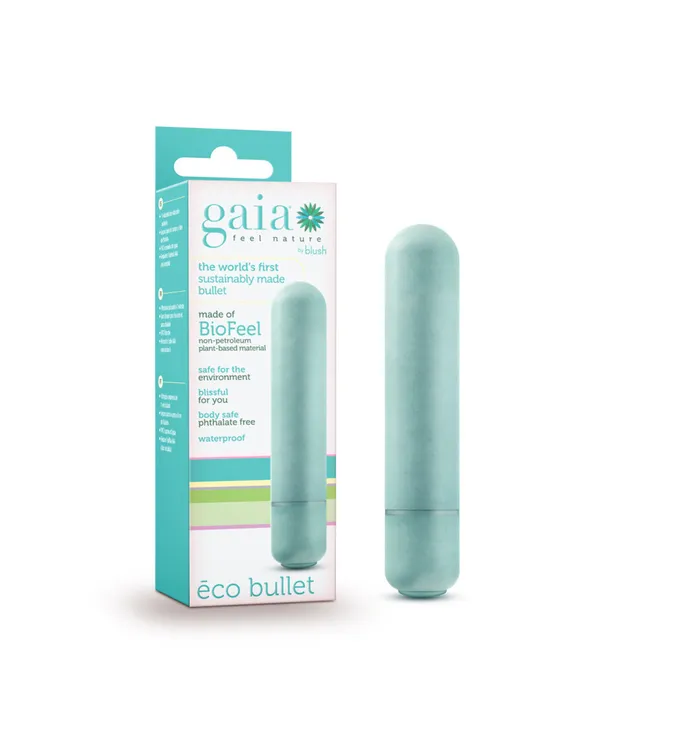 Blush Love Female Sex Toys Gaia Eco Bullet Aqua