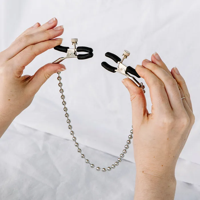CalExotics Female Sex Toys Beaded Nipple Clamps