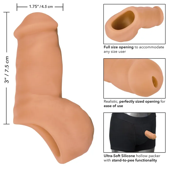 CalExotics Female Sex Toys Packer Gear UltraSoft Silicone STP Packer