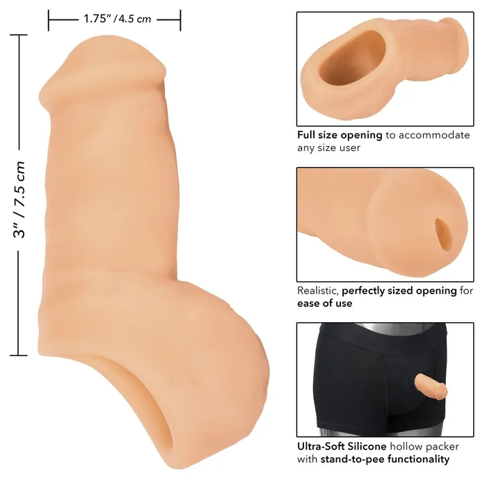 CalExotics Female Sex Toys Packer Gear UltraSoft Silicone STP Packer