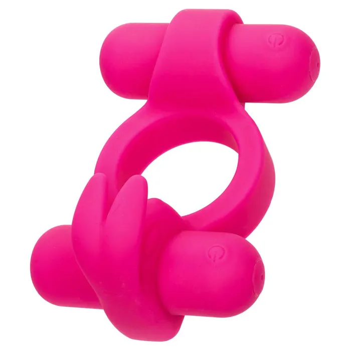 CalExotics Silicone Rechargeable Rockin Rabbit Penis Ring iloveexcitement Male Sex Toys