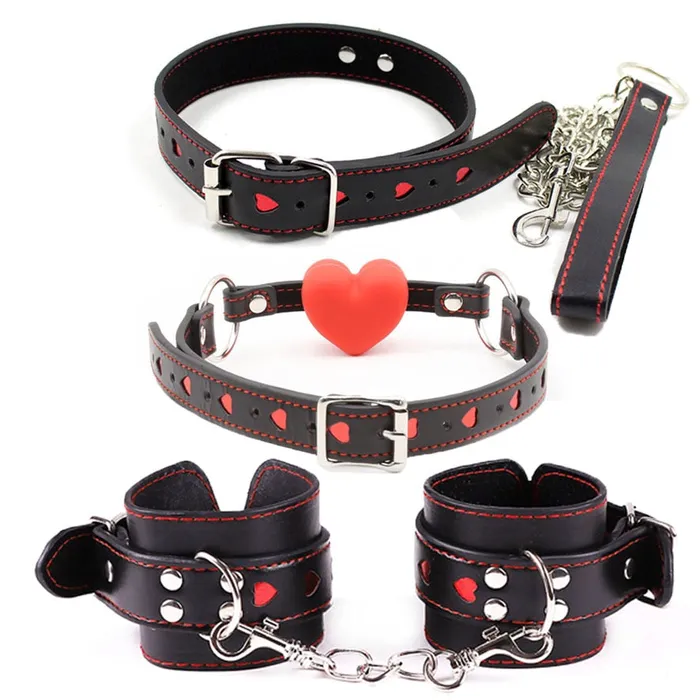 Couples Taras Teazers Heart Bondage Set