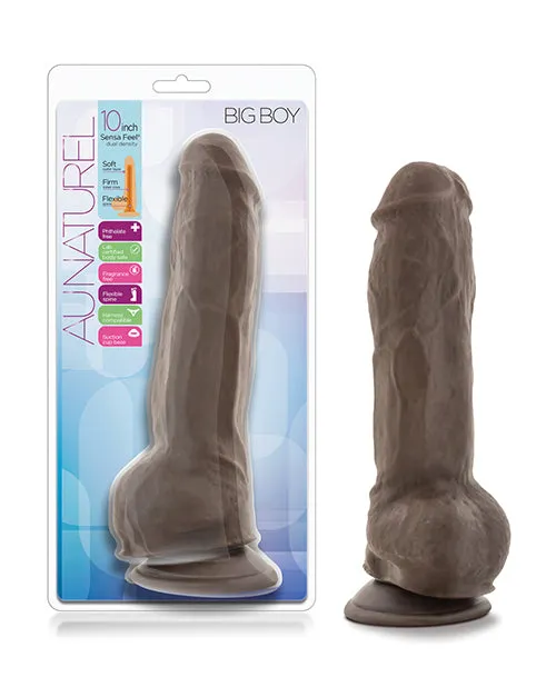 Dildos Blush Novelties Blush Au Natural 10 Big Boy Realistic Dildo wBalls Chocolate Dildos Blush Novelties Blush Au Natural 10 Big Boy Realistic Dildo wBalls Chocolate