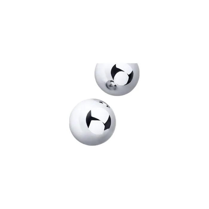 Dildos Metal Silver Metal 2 Pc Vaginal Balls 3cm