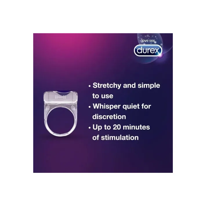 Durex Durex Intense Vibrating Penis Cock Ring Stretchy Sex Toy Male Sex Toys Durex Durex Intense Vibrating Penis Cock Ring Stretchy Sex Toy Male Sex Toys
