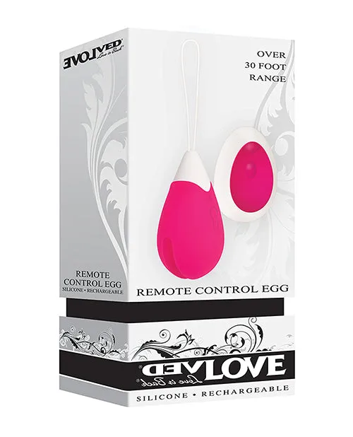 Evolved Novelties INC Vibrators Evolved Remote Control Egg Pink