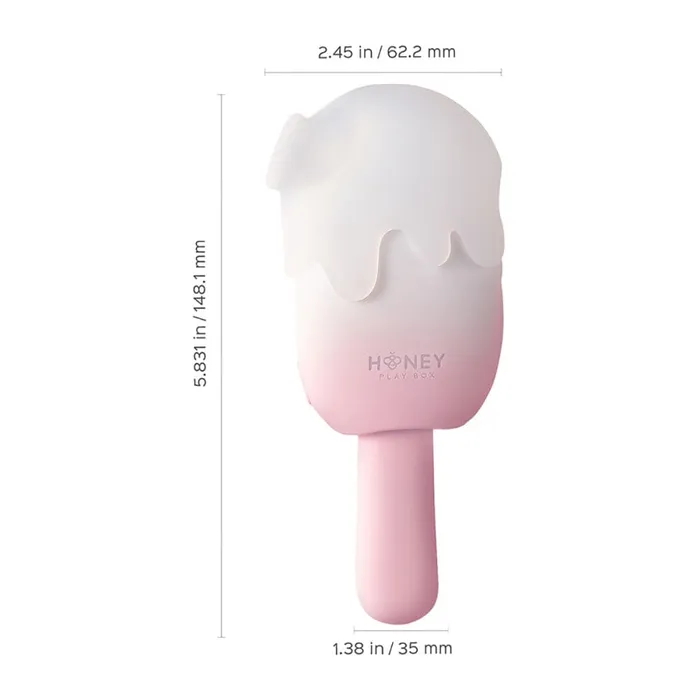 Honey Play Box Female Sex Toys Honey Play Box Bite Me Sucking Tapping Vibrating Cream Pop Stimulator