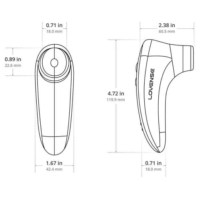 iloveexcitement Female Sex Toys Lovense Tenera 2 AppControlled Clitoral Suction Stimulator