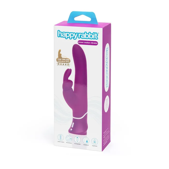 Love Honey Vibrators Happy Rabbit Curve Power Motion Rabbit Vibrator Purple