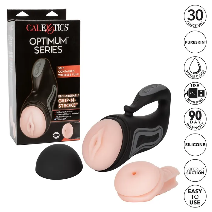 Male Sex Toys CalExotics Optimum Power GripNStroke