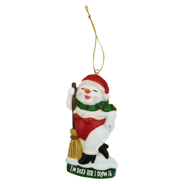 Male Sex Toys iloveexcitement Crooked Christmas Ornament Sexy and I Snow It