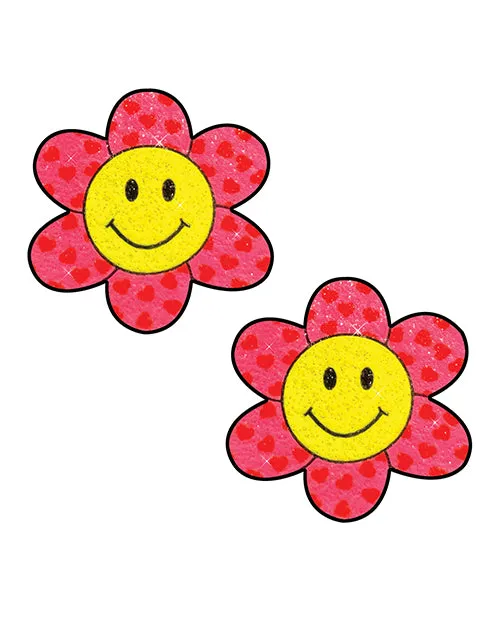 Neva Nude Smiley Flower Power Glitter Pasties Pinkyellow Os Neva Nude Vibrators Neva Nude Smiley Flower Power Glitter Pasties Pinkyellow Os Neva Nude Vibrators