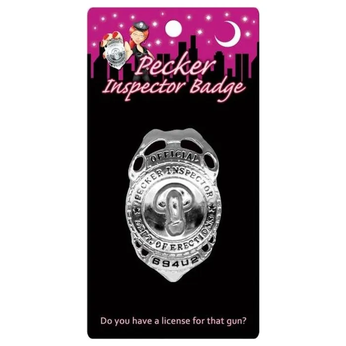 Pecker Inspector Badge Kheper Games Vibrators