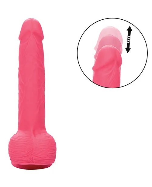Silicone Studs Rechargeable Rumbling Thrusting Vibrator California Exotic Novelties Female Sex Toys