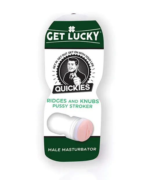 Thank Me Now INC Male Sex Toys Get Lucky Quickies Ridges Knubs Pussy Stroker