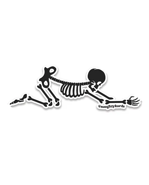 Vibrators Kush Kards LLC Halloween Bending Over Birthday Greeting Card wSticker