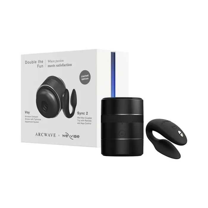 Vibrators WeVibe Arcwave x WeVibe Double the Fun Voy Stroker Sync 2 Couples Toy Vibrators WeVibe Arcwave x WeVibe Double the Fun Voy Stroker Sync 2 Couples Toy